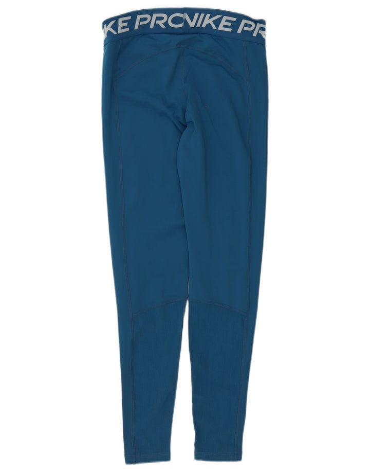 Leggings Nike Dri Fit Graphic UK 12 Médio Azul Poliéster