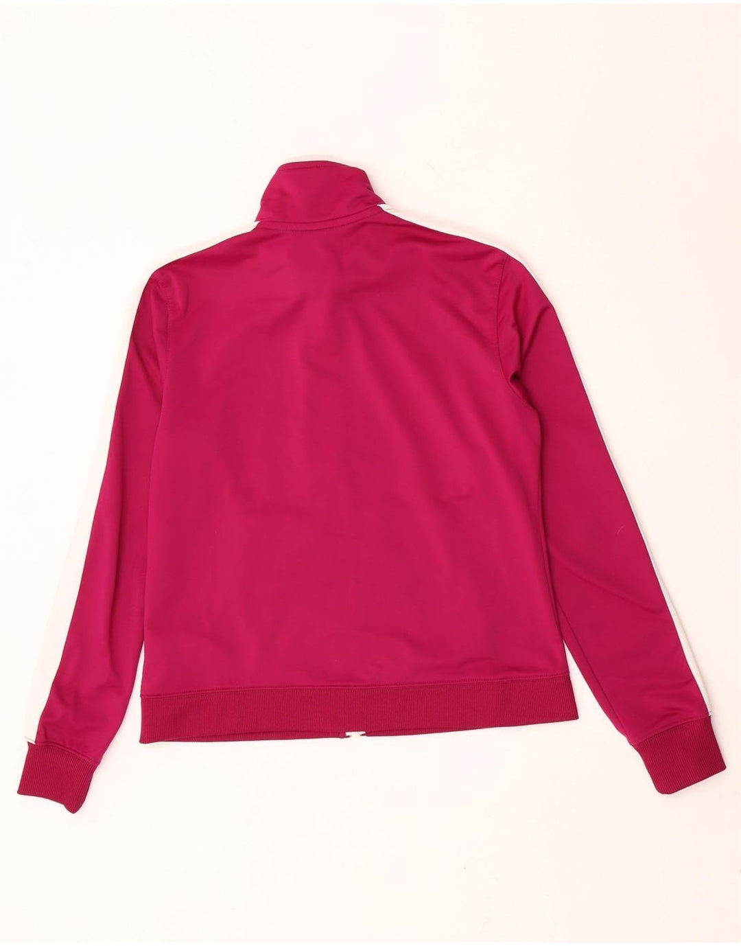 Nike Womens Tracksuit Top Jacket UK 10 Pequeno Poliéster Rosa