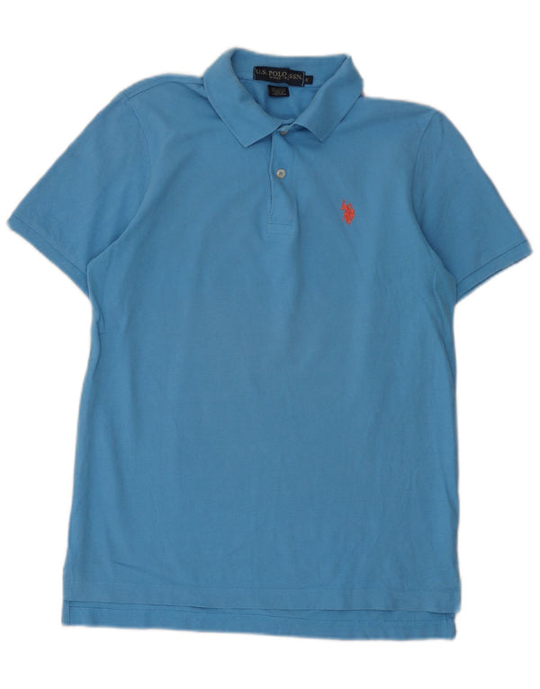 US Polo Assn. Camisa Masculina Pequena Algodão Azul