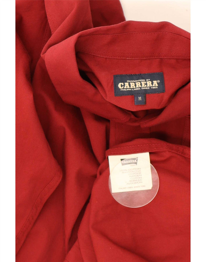 Camisa masculina Carrera médio algodão vermelho