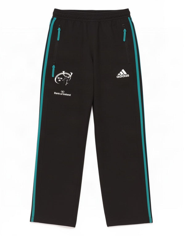 Calças de treino Adidas Boys Munster Rugby 11-12 anos listradas pretas