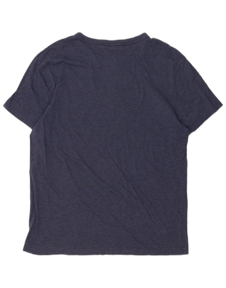 Camiseta gráfica masculina G-Star Top XL azul marinho