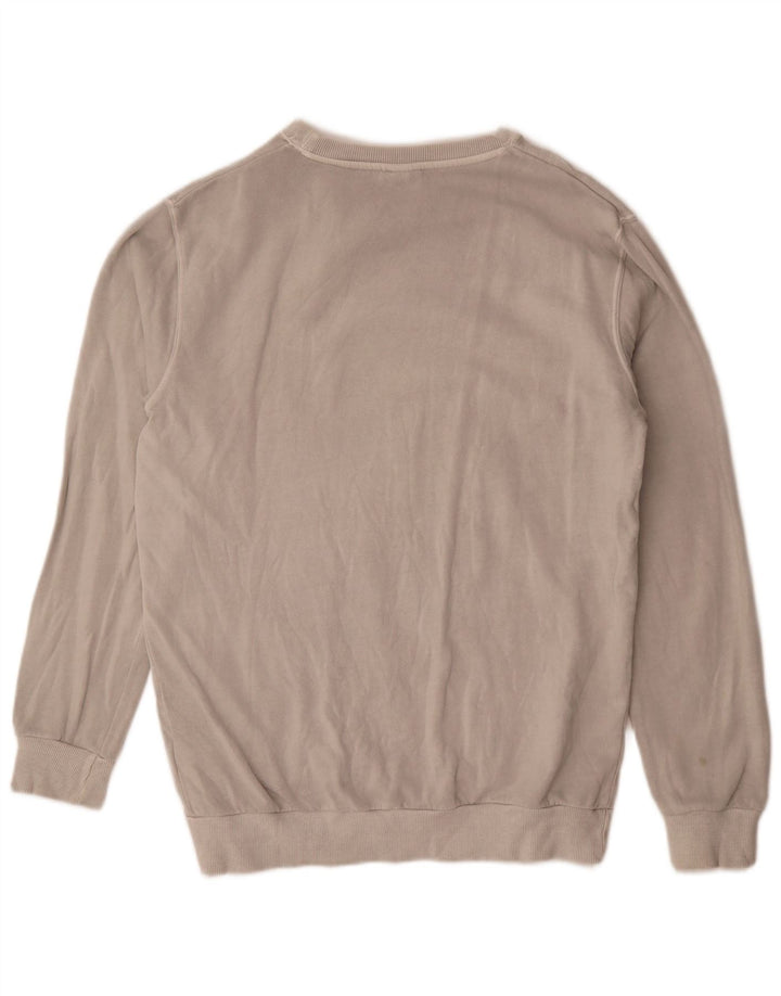 Fila Moletom Masculino Jumper Pequeno Algodão Cinza