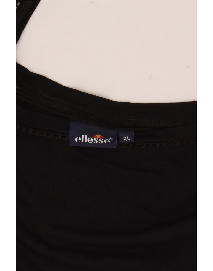 Ellesse Camiseta Feminina Top UK 18 XL Preto
