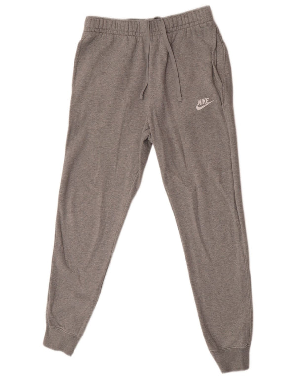 Calça de treino masculina Nike joggers pequeno algodão cinza