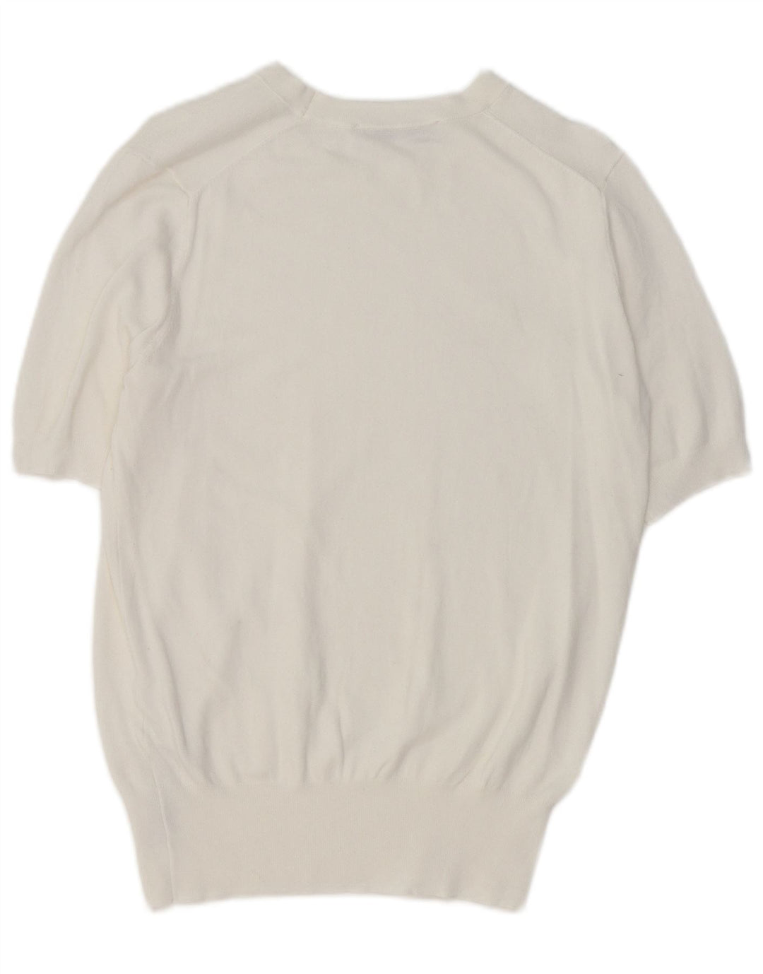Zara blusa feminina manga curta top grande viscose branca