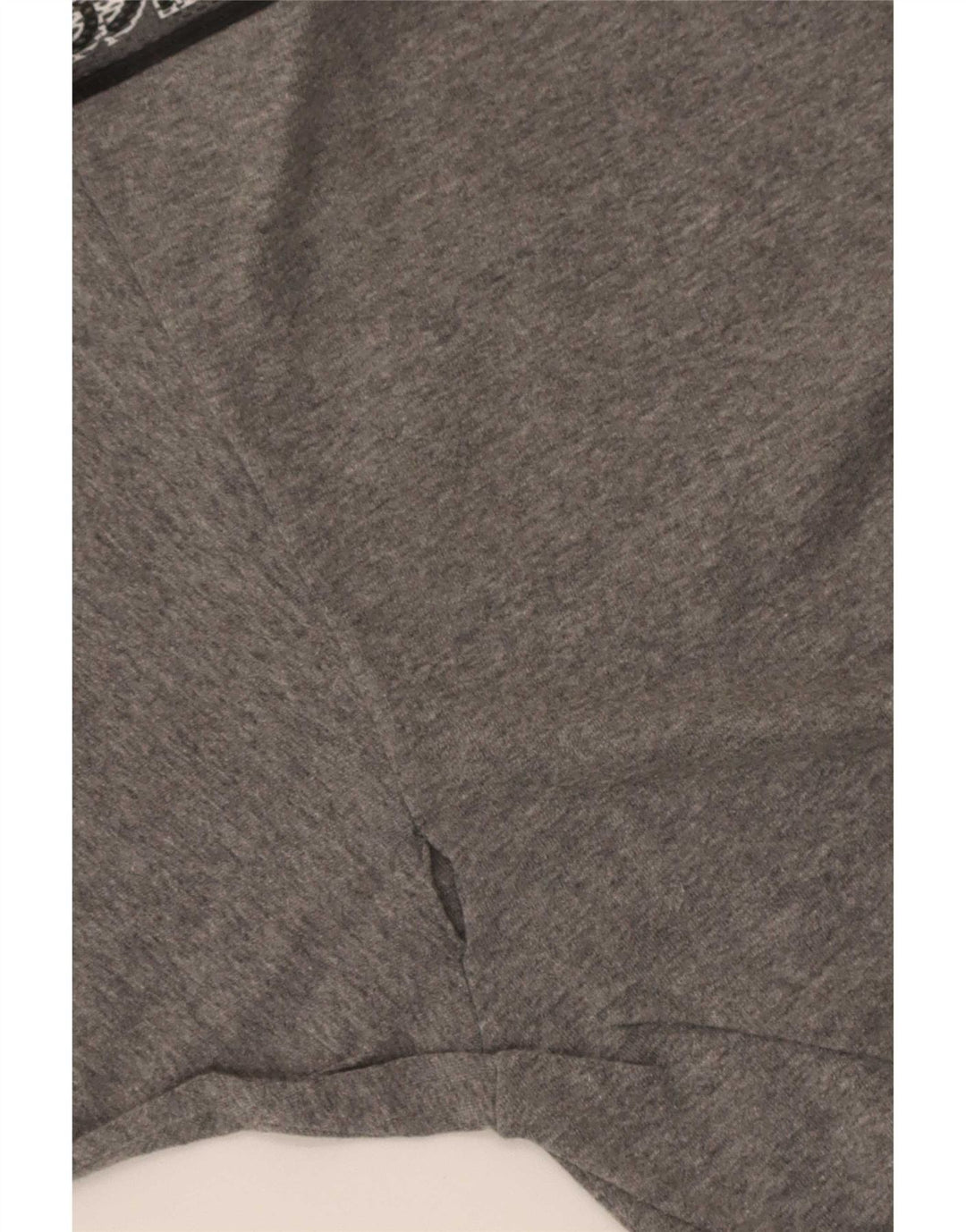 Camiseta gráfica masculina Asics Top cinza médio algodão manchado