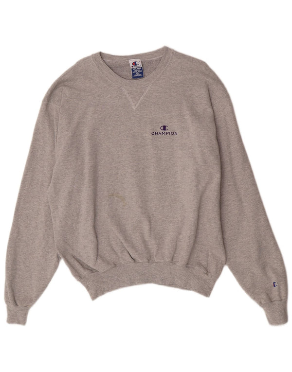 Champion moletom masculino jumper 2XL algodão cinza