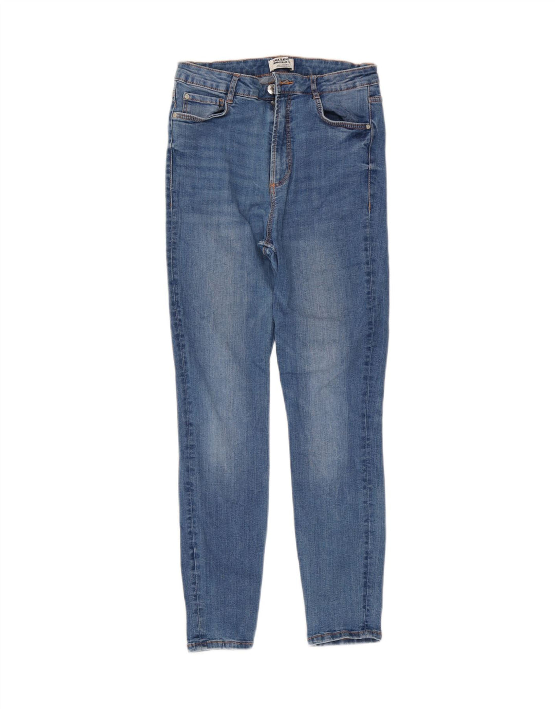 Zara Jeans Skinny Feminino EU 40 Médio W30 L27 Azul