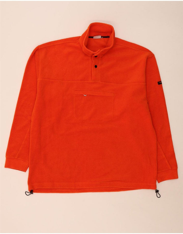 Diadora Mens Button Neck Fleece Jumper XL Laranja