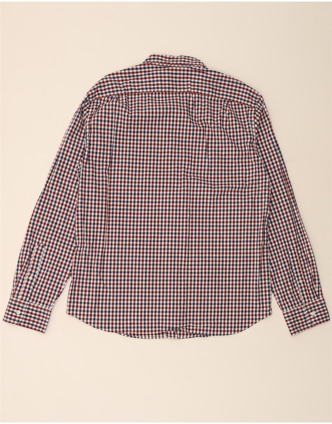 J. CREW Camisa masculina slim XL algodão guingão multicolorido