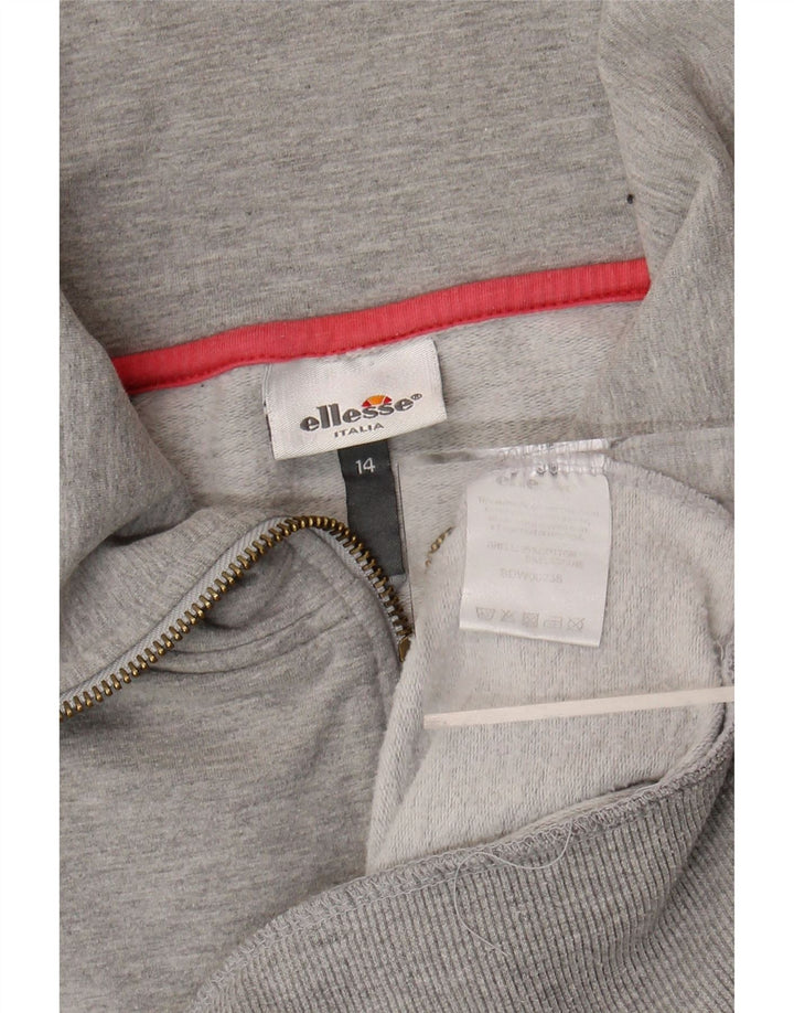 Casaco de treino para meninas ELLESSE 13-14 anos cinza algodão