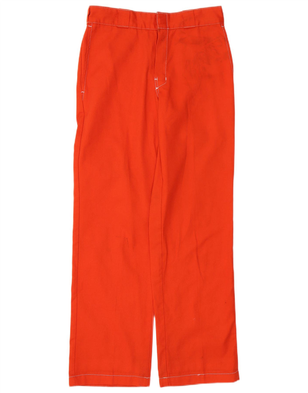 Calça chino reta masculina DICKIES W30 L32 algodão laranja