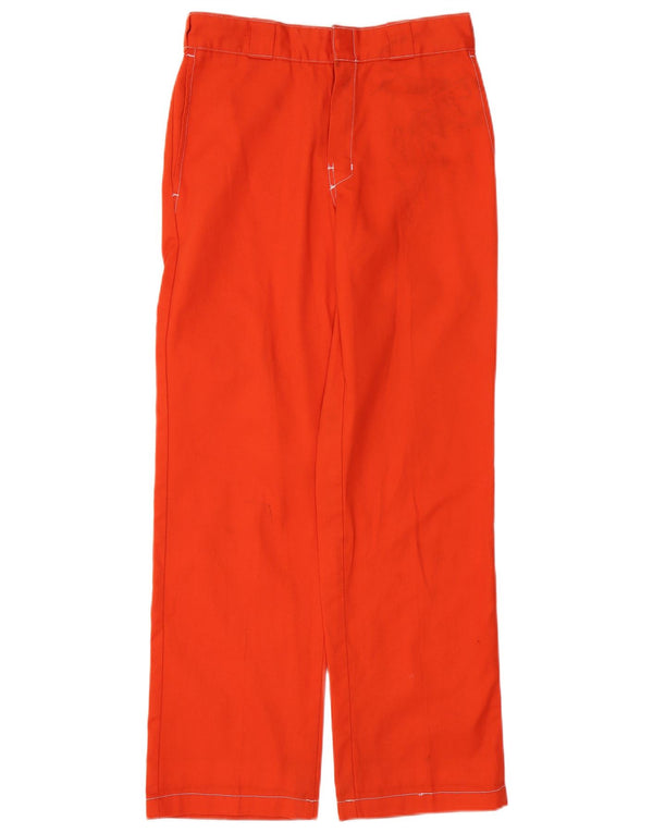 Calça chino reta masculina DICKIES W30 L32 algodão laranja