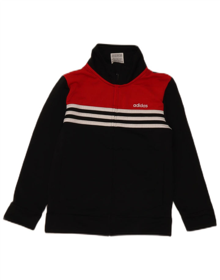 Jaqueta Adidas Meninos Treino Top 5-6 Anos Preto Colorblock Poliéster