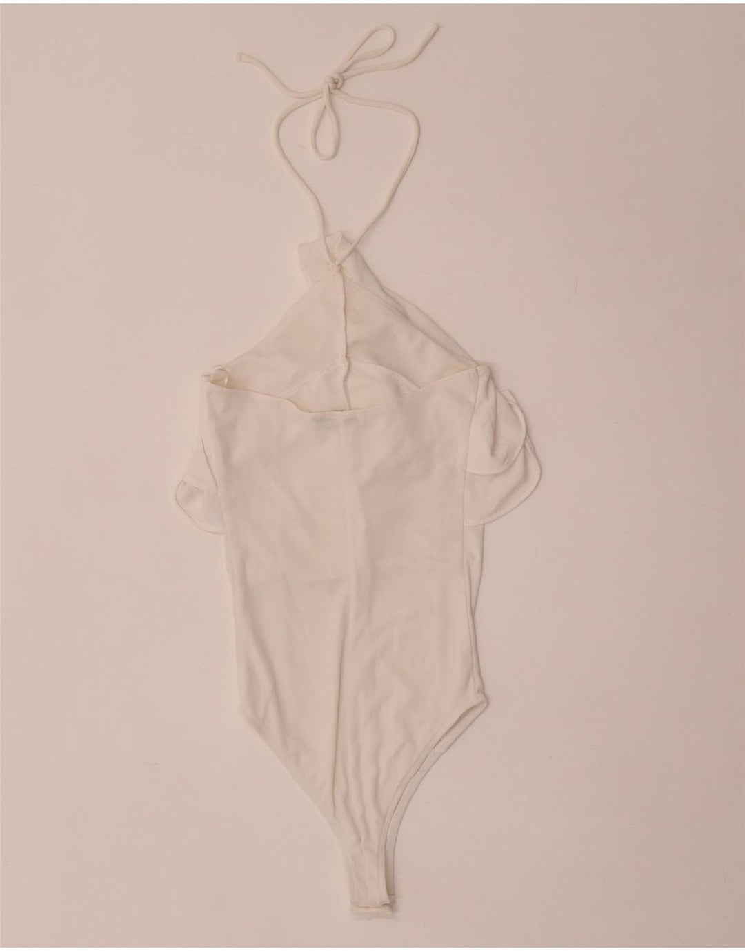 Macacão feminino sem mangas Zara UK 8 pequeno branco