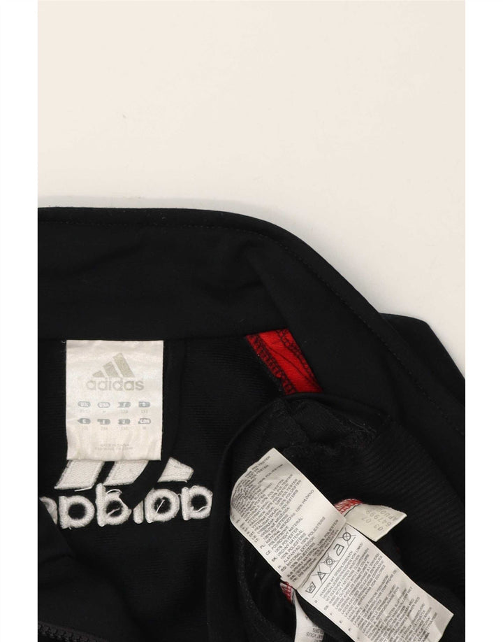 Jaqueta Adidas Meninos Treino Top 11-12 Anos Preto Colorblock Poliéster
