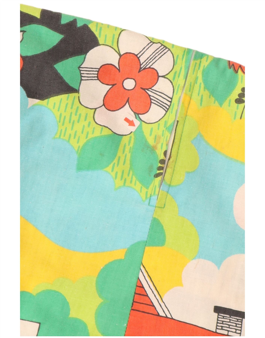 Vestido básico feminino VINTAGE IT 42 médio floral multicolorido novidade