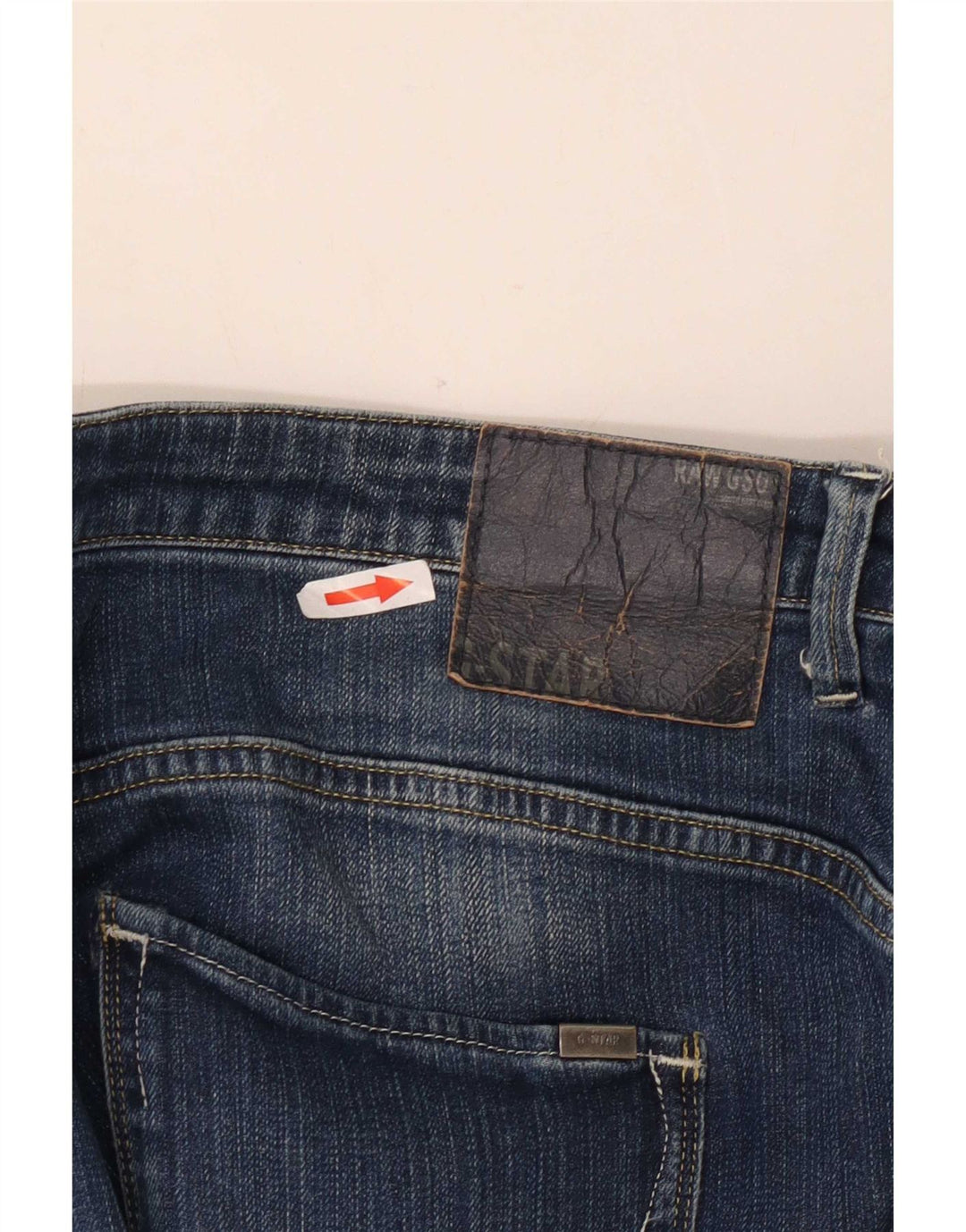 Calça jeans masculina G-Star cônica W29 L28 algodão azul