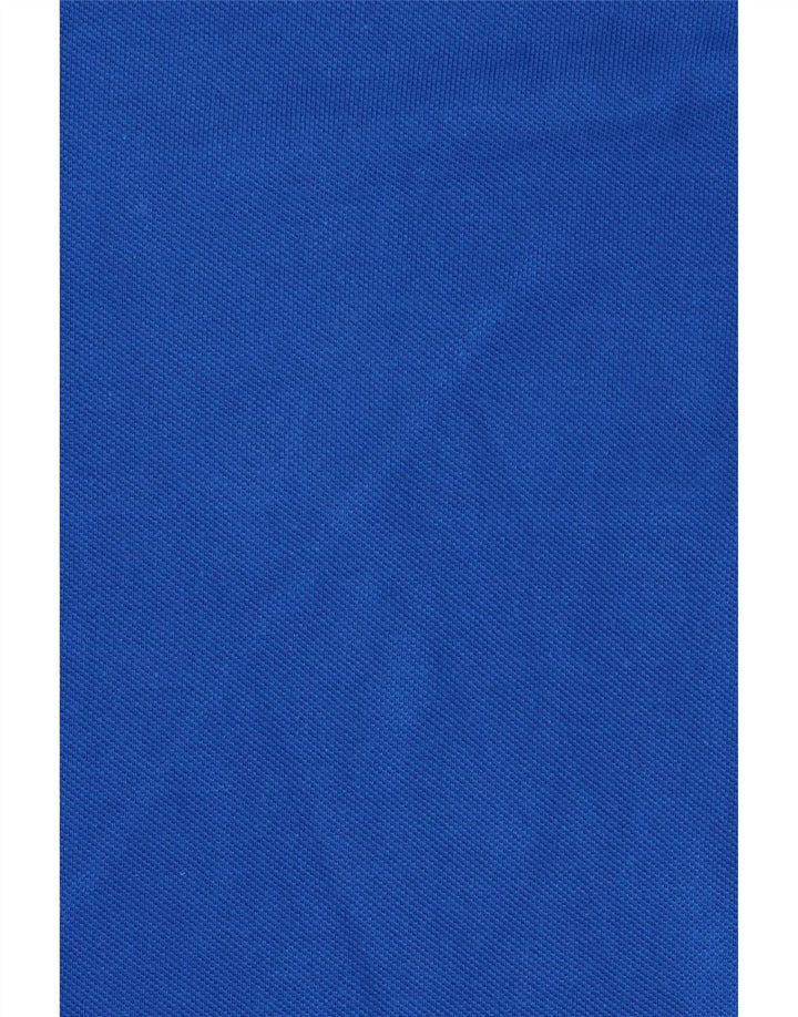 Camisa polo masculina Superdry algodão azul médio