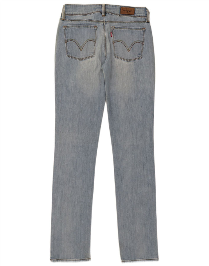 Calça jeans feminina Levi's 571 Slim W31 L34 azul algodão