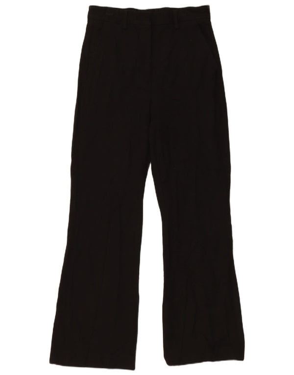 Calça feminina Massimo Dutti com corte bootcut UE 36 XS W26 L28 preta viscose
