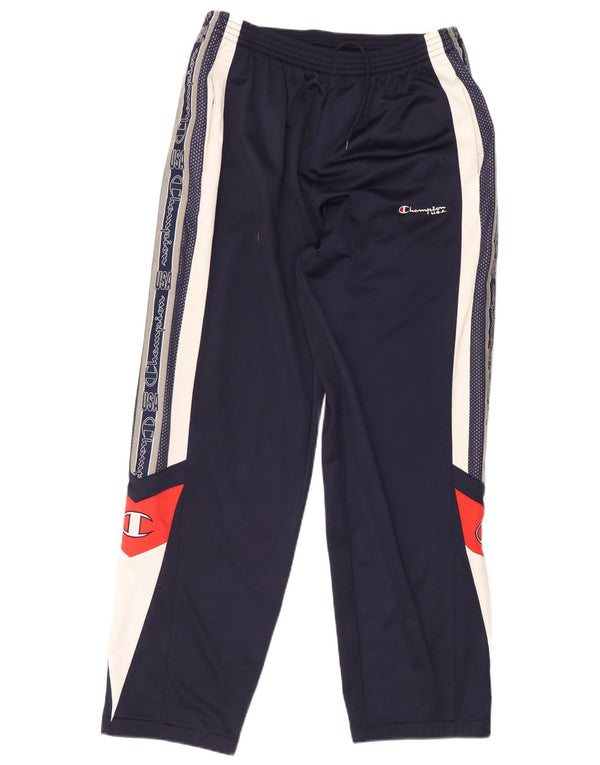 Calça de treino Champion Mens USA Graphic XL Azul Marinho Colorblock
