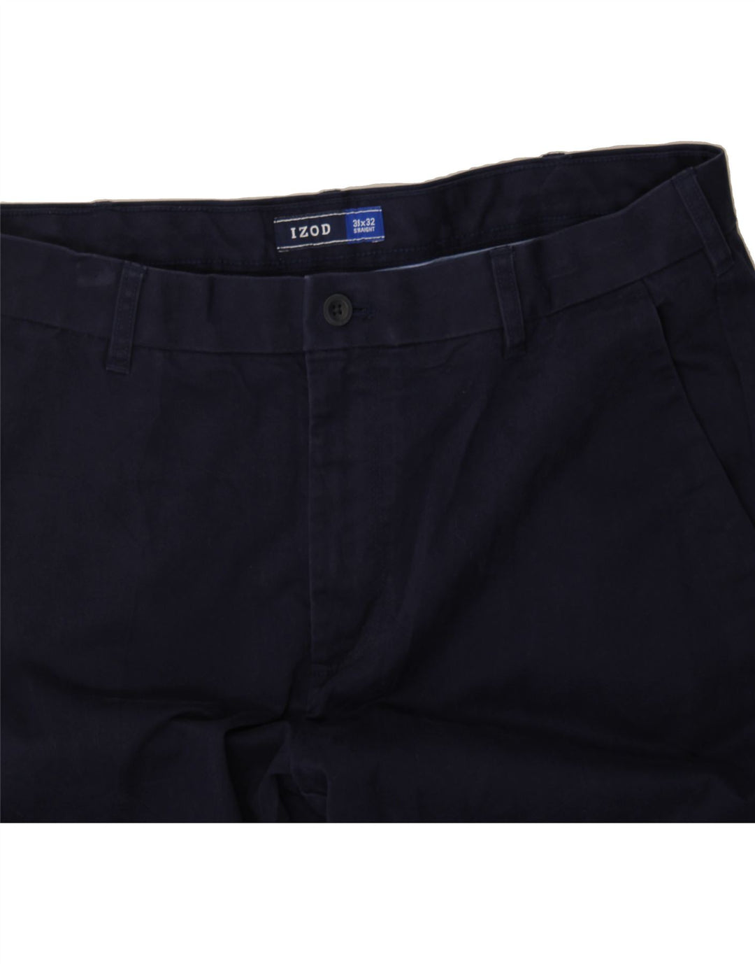 IZOD Mens Straight Chino Trousers W38 L32  Navy Blue Cotton Vintage Izod and Second-Hand Izod from Messina Hembry 