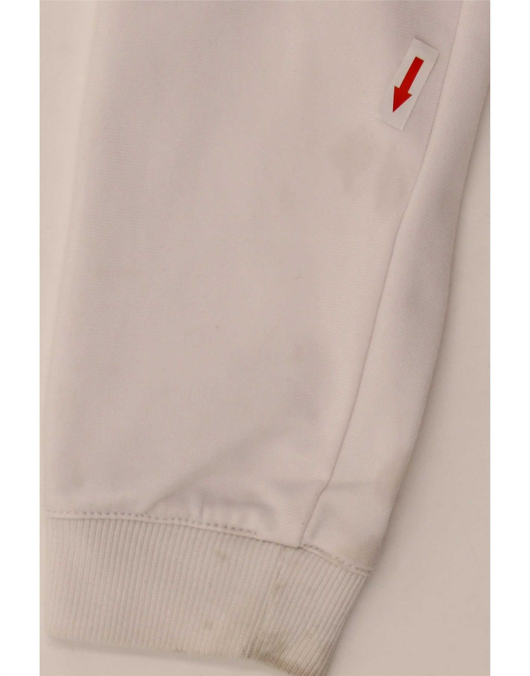 Reebok Womens Tracksuit Top Jacket UK 12 Médio Branco Colourblock Poliéster