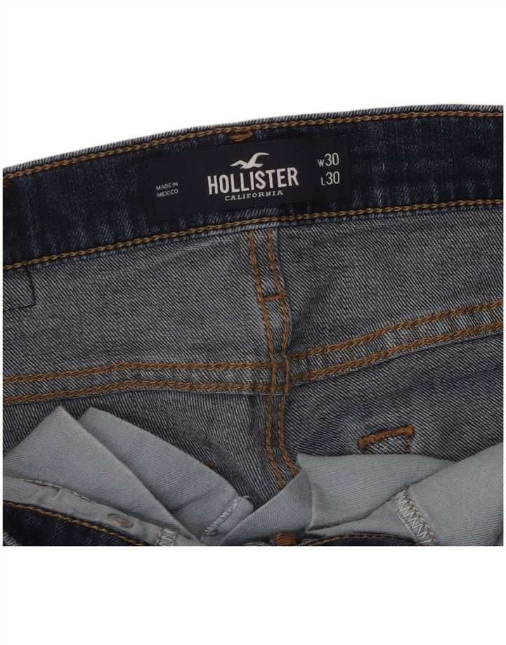 Hollister Mens Slim Straight Jeans W30 L30 Azul