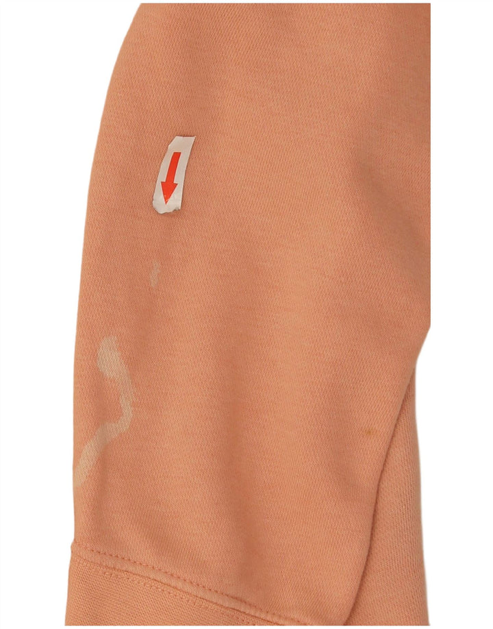 Nike Womens Oversized Hoodie Jumper UK 14 Médio Algodão Rosa