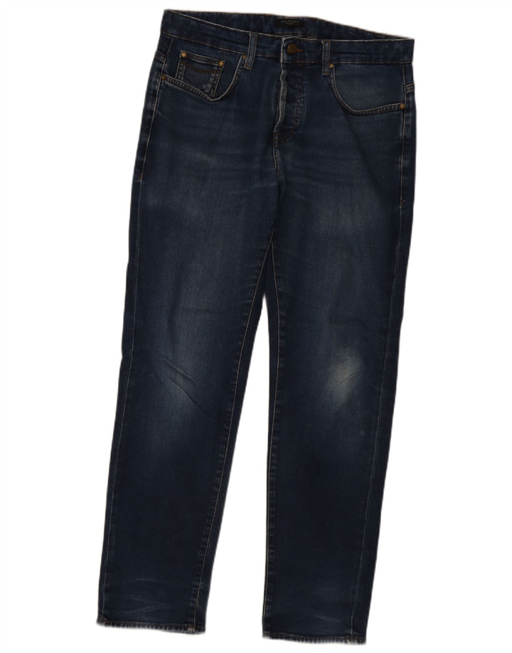 Jeans retos masculinos Ted Baker W34 L30 azul marinho
