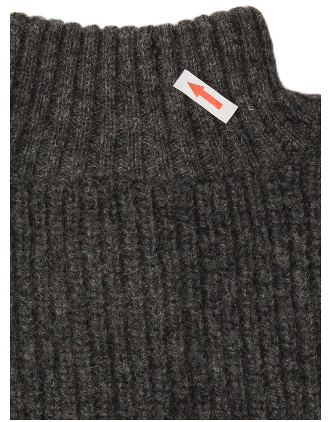 Columbia Suéter masculino com zíper e gola em lã cinza médio