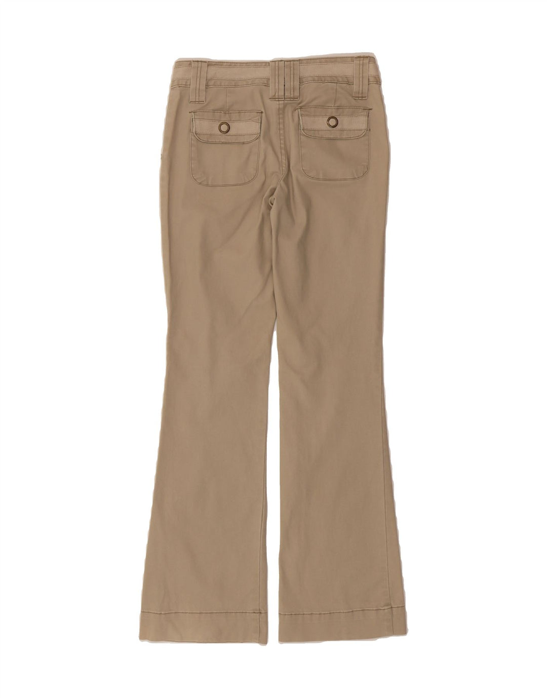 MOSSIMO Womens Bootcut Casual Trousers US 1 XS W28 L32 Beige Cotton Vintage Mossimo and Second-Hand Mossimo from Messina Hembry 