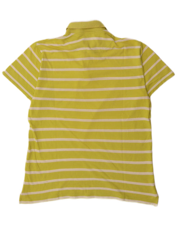 Camisa polo masculina Harmont & Blaine 2XL algodão listrado verde