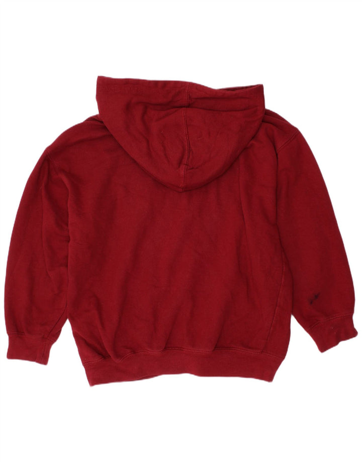 Jumper com capuz gráfico STARTER Boys Oklahoma 8-9 anos algodão vermelho