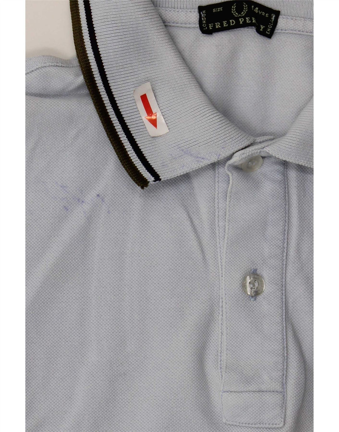 Polo Fred Perry Menino 13-14 Anos Azul Algodão