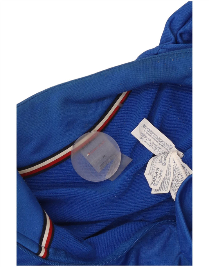 Jaqueta Tommy Hilfiger masculina com agasalho gráfico azul médio bloco colorido