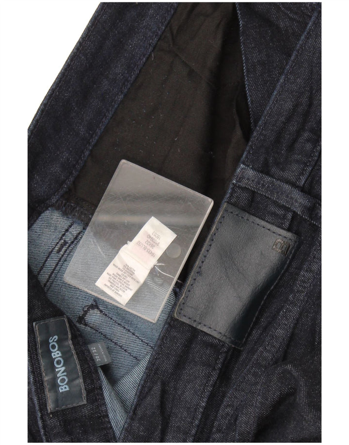 BONOBOS Jeans Slim Feminino W38 L32 Azul Marinho Algodão