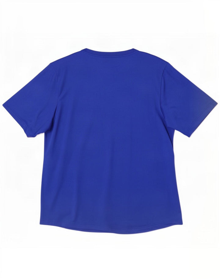 Camiseta Adidas Masculina Climalite Top XL Azul Poliéster
