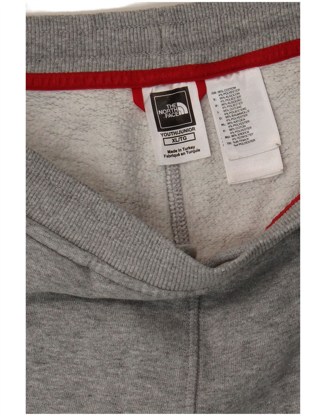 THE NORTH FACE Meninos Calças de treino Joggers 14-15 anos XL algodão cinza
