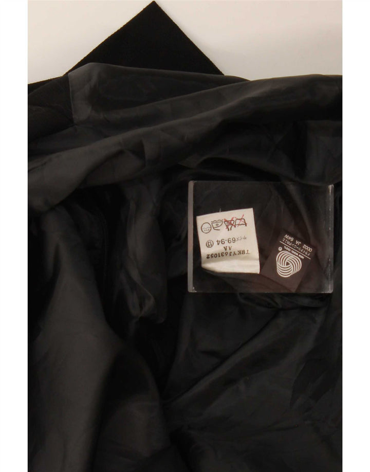 Saia lápis feminina vintage W28 lã preta média