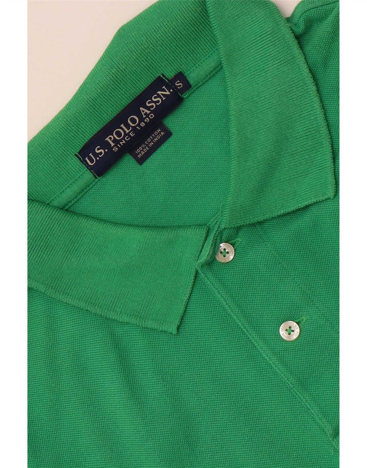 US Polo Assn. Camisa Masculina Pequena Algodão Verde