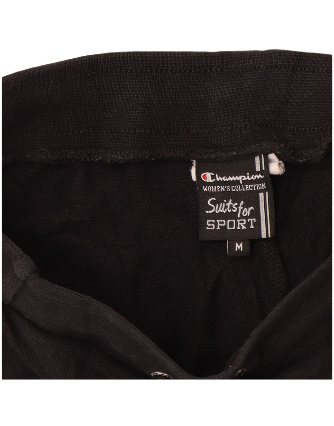 Calça de treino feminina Champion UK 12 algodão preto médio