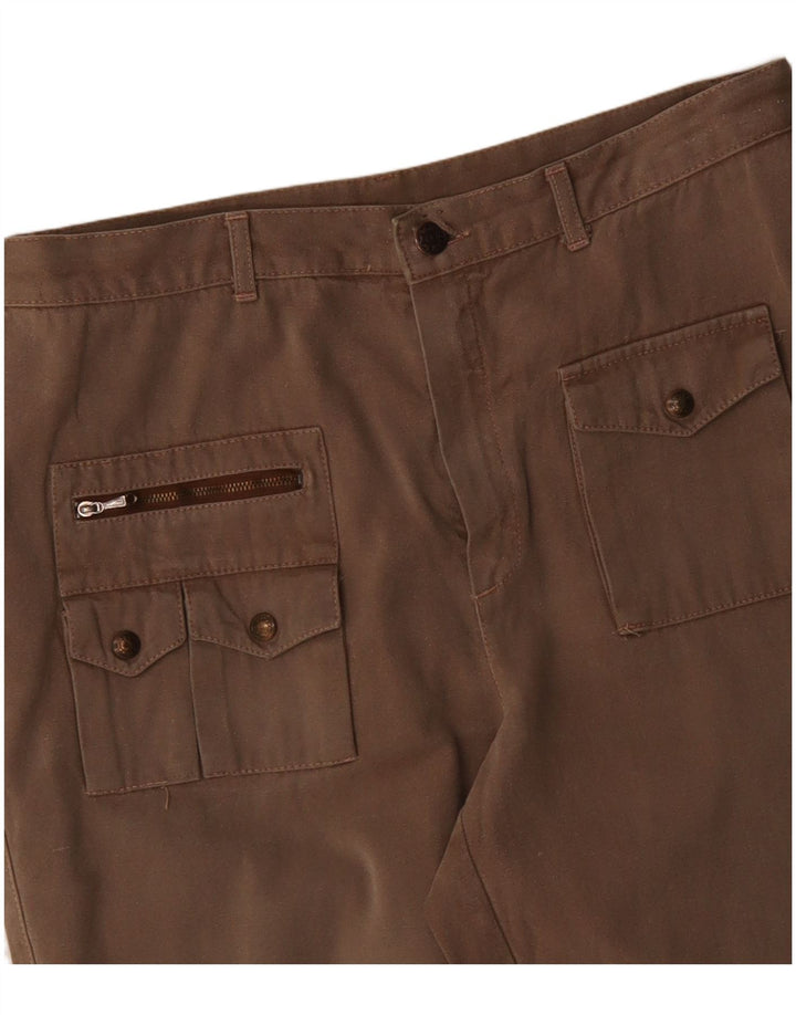 Calça cargo feminina VINTAGE cônica W32 L33 marrom