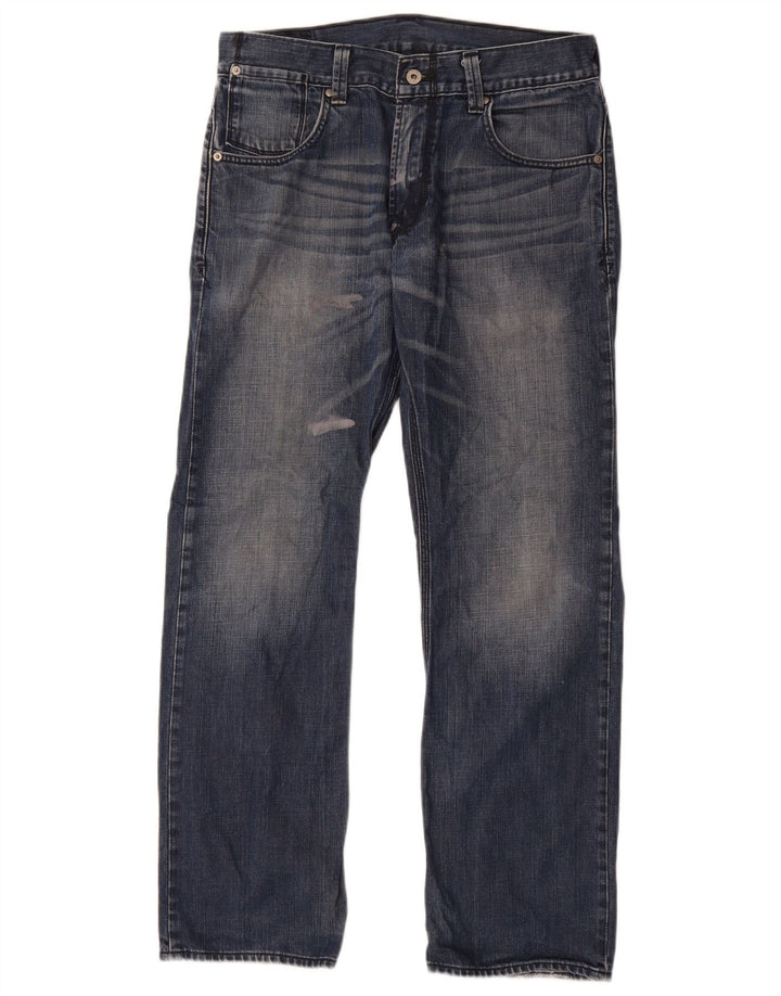 Levi's Masculino 514 Straight Jeans W32 L30 Azul Algodão
