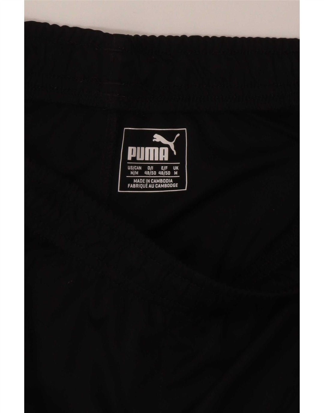 Shorts esportivos masculinos Puma médio preto
