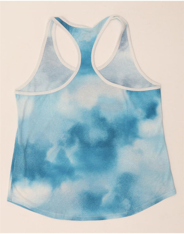 Colete gráfico feminino Nike Athletic Cut Top UK 18 XL azul tie-dye