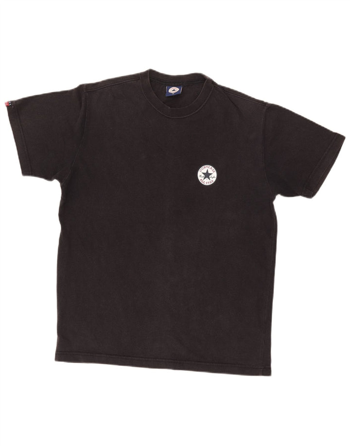 Camiseta masculina CONVERSE Chuck Taylor Graphic Top Médio Preto