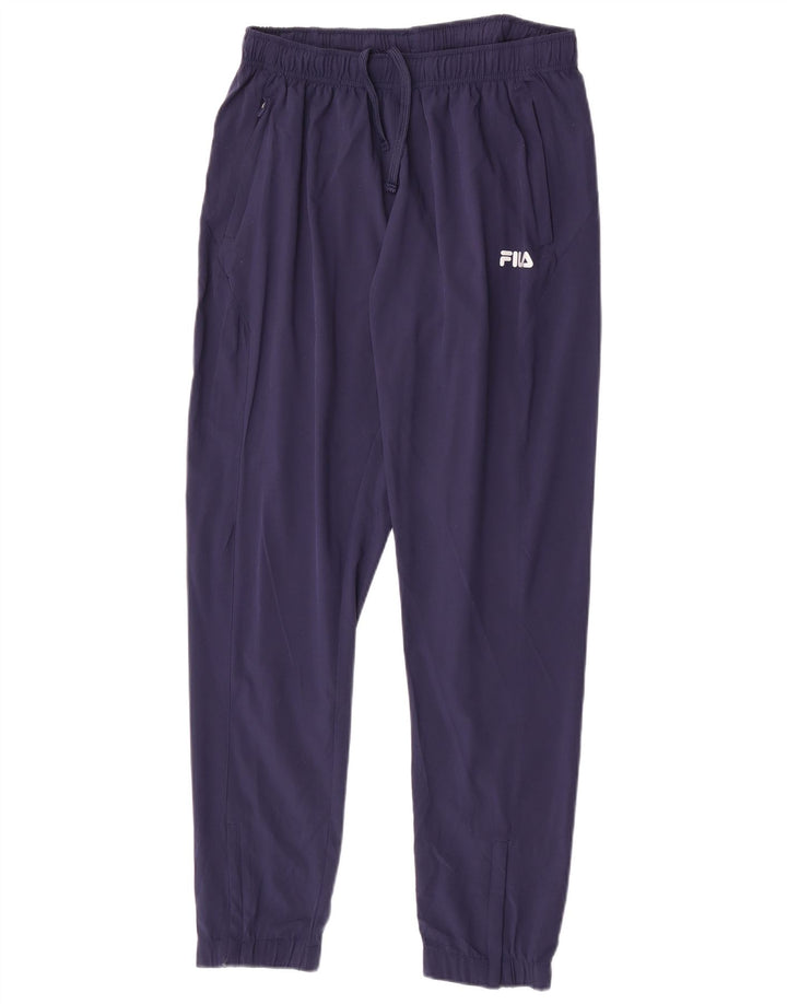 Calça de treino masculina Fila joggers poliéster azul marinho médio